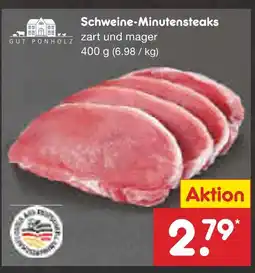 Netto Marken-Discount Gut ponholz schweine-minutensteaks Angebot