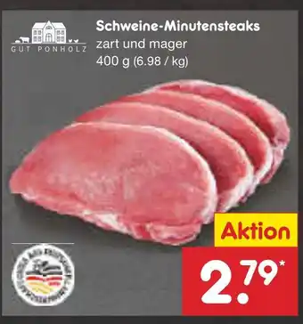 Netto Marken-Discount Gut ponholz schweine-minutensteaks Angebot