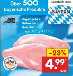 Netto Marken-Discount Gut ponholz bayerisches hähnchen-brustfilet Angebot