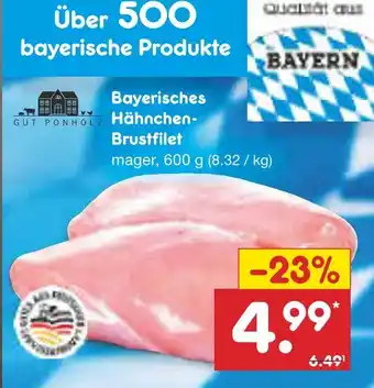 Netto Marken-Discount Gut ponholz bayerisches hähnchen-brustfilet Angebot