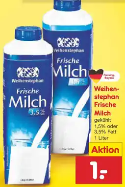 Netto Marken-Discount Weihenstephan frische milch Angebot