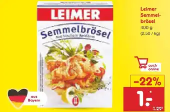 Netto Marken-Discount Leimer semmelbrösel Angebot