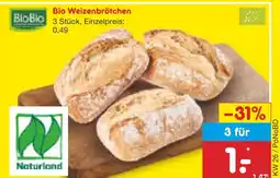 Netto Marken-Discount Biobio bio weizenbrötchen Angebot