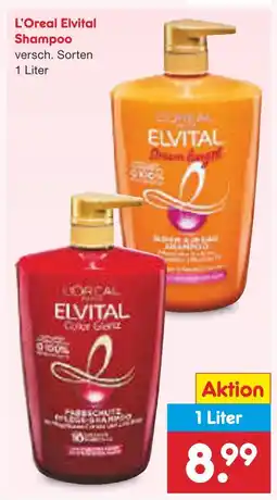Netto Marken-Discount L'oreal elvital shampoo Angebot