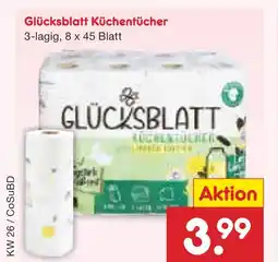 Netto Marken-Discount Glücksblatt küchentücher Angebot