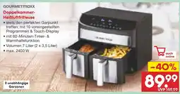 Netto Marken-Discount Gourmetmaxx doppelkammer-heißluftfritteuse Angebot