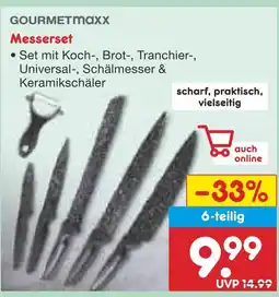 Netto Marken-Discount Gourmetmaxx messerset Angebot