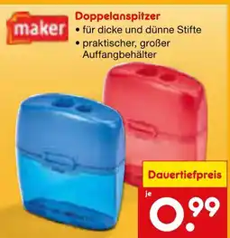 Netto Marken-Discount Maker doppelanspitzer Angebot