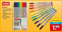 Netto Marken-Discount Maker fineliner Angebot