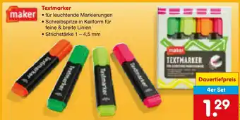 Netto Marken-Discount Maker textmarker Angebot