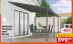 Netto Marken-Discount Juskys aluminium terrassendach borneo Angebot