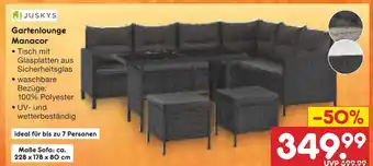 Netto Marken-Discount Juskys gartenlounge manacor Angebot