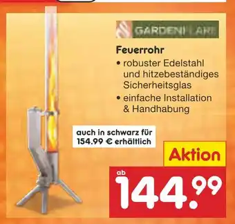 Netto Marken-Discount Gardenline feuerrohr Angebot