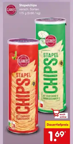 Netto Marken-Discount Clarkys stapelchips Angebot