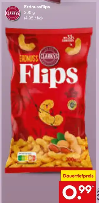Netto Marken-Discount Clarky's erdnussflips Angebot
