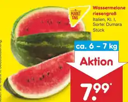 Netto Marken-Discount Markt tag wassermelone Angebot