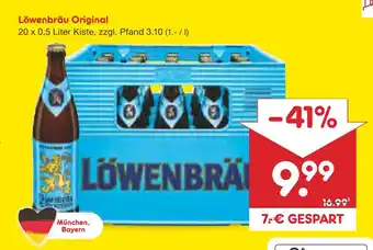 Netto Marken-Discount Löwenbräu original Angebot