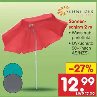 Netto Marken-Discount Schneider schirme sonnenschirm 2 m Angebot