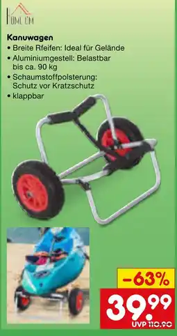 Netto Marken-Discount Homcom kanuwagen Angebot