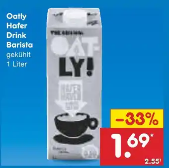 Netto Marken-Discount Oatly hafer drink barista Angebot