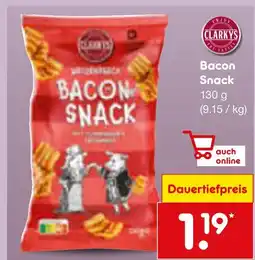 Netto Marken-Discount Clarkys bacon snack Angebot
