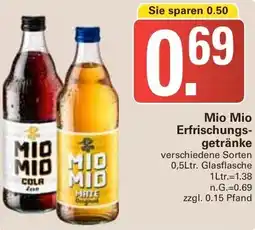 WEZ Mio Mio Erfrischungsgetränke Angebot
