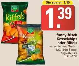 WEZ funny-frisch Kesselchips oder Riffels Angebot
