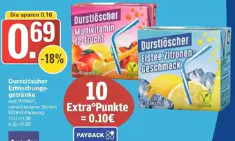 WEZ Durstlöscher Erfrischungsgetränke Angebot