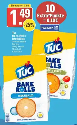 WEZ Tuc Bake Rolls Brotchips Angebot