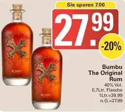 WEZ Bumbu The Original Rum Angebot
