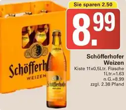 WEZ Schöfferhofer Weizen Angebot