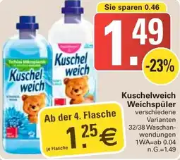 WEZ Kuschelweich Weichspüle Angebot