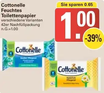 WEZ Cottonelle Feuchtes Toilettenpapier Angebot