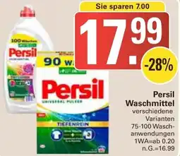 WEZ Persil Waschmittel Angebot