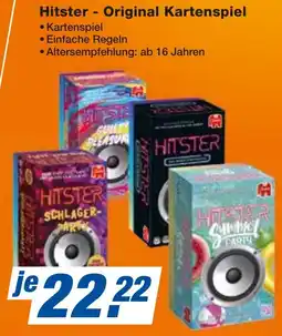 expert Techno Land Hitster - Original Kartenspiel Angebot