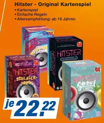 expert Techno Land Hitster - Original Kartenspiel Angebot