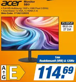 expert Techno Land acer Monitor SB3 Angebot