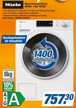 expert Techno Land Miele Waschmaschine WWA 120 WCS Angebot