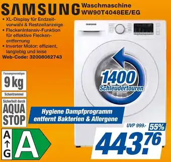 expert Techno Land SAMSUNG Waschmaschine WW90T4048EE/EG Angebot