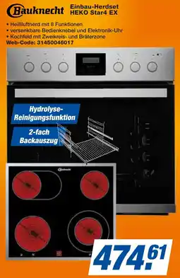 expert Techno Land Bauknecht Einbau-Herdset HEKO Star4 EX Angebot