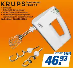 expert Techno Land KRUPS Handmixer F608 14 Angebot