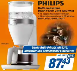 expert Techno Land PHILIPS Kaffeemaschine HD5416/00 Café Gourmet Angebot