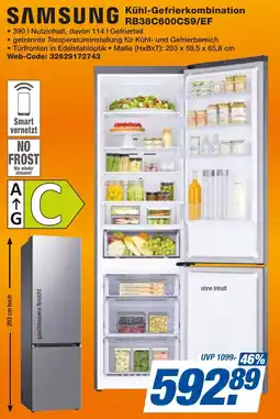 expert Techno Land SAMSUNG Kühl-Gefrierkombination RB38C600CS9/EF Angebot