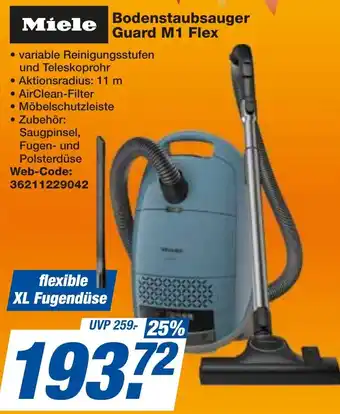 expert Techno Land Miele Bodenstaubsauger Guard M1 Flex Angebot