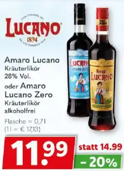 Getränkeland Amaro Lucano Kräuterlikör Angebot