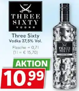 Getränkeland Three Sixty Vodka Angebot