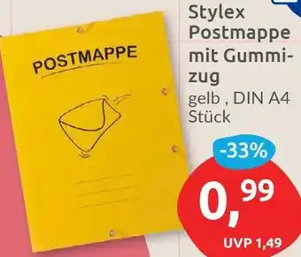 Budni Stylex Postmappe mit Gummizug Angebot
