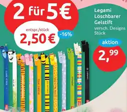 Budni Legami Löschbarer Gelstift Angebot