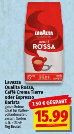 NP Discount Lavazza Qualita Rossa, Caffè Crema Tierra oder Espresso Barista Angebot