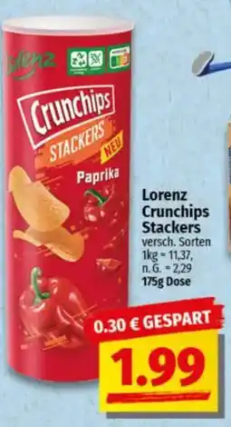 NP Discount Lorenz Crunchips Stackers Angebot